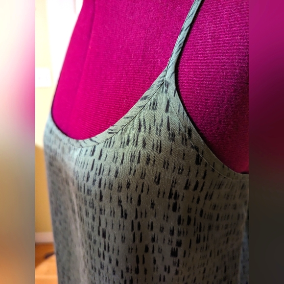 Eileen Fisher Silk Organic Cotton Dash Slip Dress, Medium, EUC - Picture 2 of 7